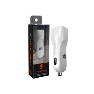 Carregador Veicular Usb Quick Charge 12V Branco