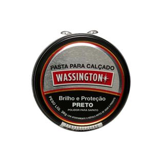 Pasta Para Calçado Preto 36g - Wassington
