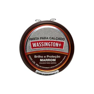 Pasta Para Calçado Marrom 36g - Wassington