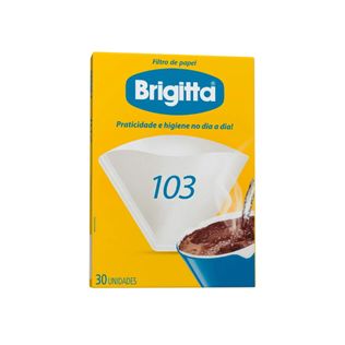 Filtro De Papel 103 Com 30 Un - Brigitta