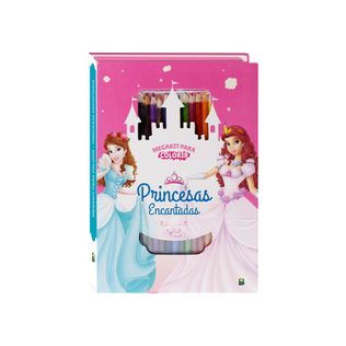 Megakit Para Colorir: Princesas Encantadas - Todolivro
