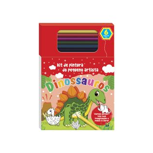 Kit De Pintura Pequeno Artista: Dinossauros - Todolivro