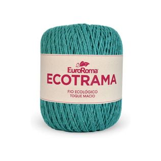 Barbante Ecotrama N°4 200g Verde Água Escuro 810 - EuroRoma