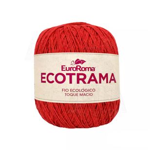 Barbante Ecotrama N°4 200g Vermelho 1000 - EuroRoma