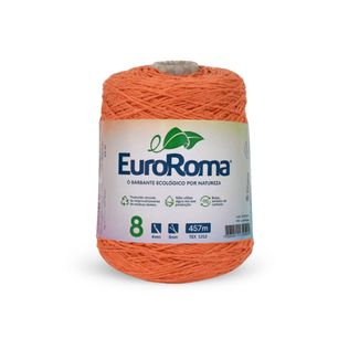 Fio Barbante Laranja 4/8 600g 457m - Euroroma