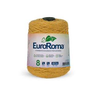 Fio Barbante Mostarda 4/8 600g 457m - Euroroma