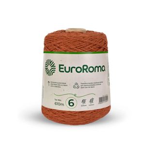 Fio Barbante Laranja 4/6 600g  610m - Euroroma