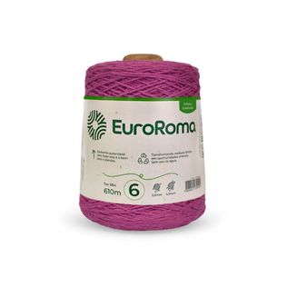 Fio Barbante Magenta 4/6 600g  610m - Euroroma