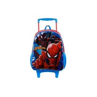 Mochila Com Rodinhas 16 Spider Man - Xeryus