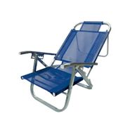 Cadeira De Praia Reclinável Copacabana Azul Royal - Botafogo