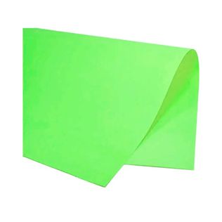 Papel Color Set Verde Claro 66x48 Com 20 Folhas - Ridet