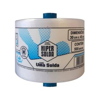 Bobina Picotada Estrela Lisa Com 500 UN- Hiperrol