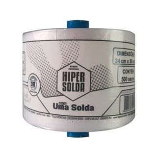 Bobina Picotada Estrela 34 x 50 Com 500 UN - Hiperrol