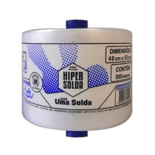 Bobina Picotada Fundo Estrela 40x60 Com 500 UN - Hiperroll