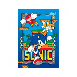 Caderno Brochura Capa Dura 1/4 Sonic 48 Folhas - Tilibra