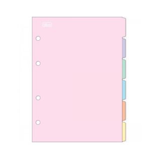 Divisória Para Tilidisco Universitário Pastel 6 Divisões - Tilibra
