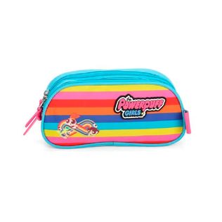 Estojo Duplo Azul Meninas Super Poderosas ET47199PG - Luxcel