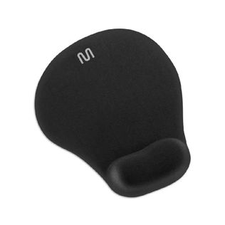 Mouse Pad Com Apoio Em Gel Pequeno Preto -  Multilaser
