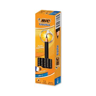 Lápis Preto Evolution Hexagonal Hb2 C/12 - Bic