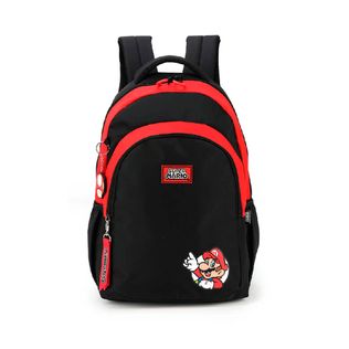 Mochila Juvenil Super Mario Preta -  Luxcel