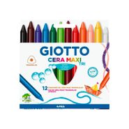 Giz de Cera Maxi 12 Cores - Giotto