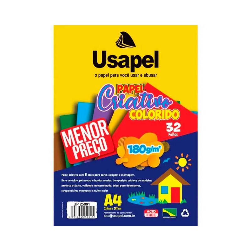 papel-criat-8-cores-a4-180g-32fls-usapel