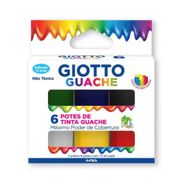 Tinta Guache C/6 cores 15ml - Giotto