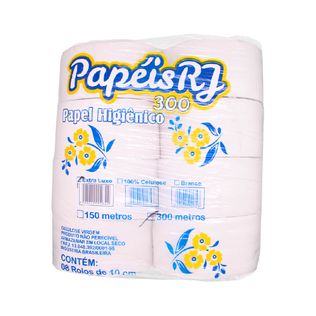 Papel Higiênico Rolão Luxo 300x10 - RJ Papeis