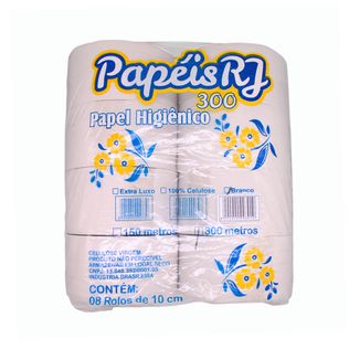 Papel Higiênico Rolão Branco 300x10 - RJ Papeis