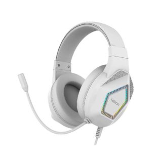 Headset Gamer Play On Branco Led - Letron