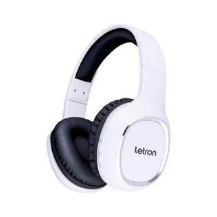 Headphone Sem Fio Bluetooth Preto e Branco - Letron