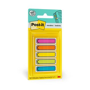 Marcador de Página Adesivo Post-it Flag Seta Cores Neon - 3M