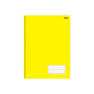 Caderno Brochura 1/4 Pequeno 48f Kbom Amarelo - SD