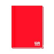 Caderno Brochura 1/4 48fl Lift Vermelho - Credeal
