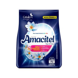 Sabão em Pó Amacitel Toque de Poesia 1,6kg - Casa Km
