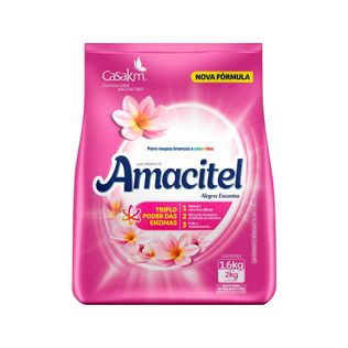 Sabão em Pó Amacitel Alegre Encanto 1,6kg - Casa Km