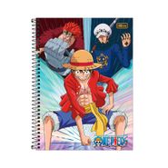 Caderno Capa Dura Universitário One Piece 1 Matéria - Tilibra