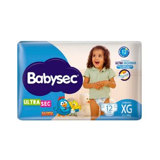 Fralda Babysec Ultra Sequinha Jumbinho Xg 12 Un