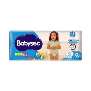 Fralda Babysec Ultra Sequinha Mega Xg 30 Un