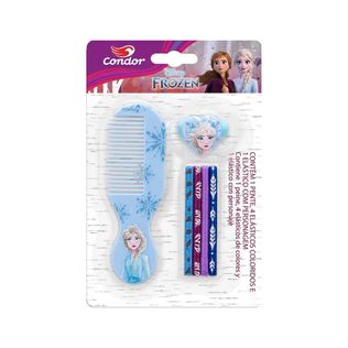 Kit Infantil Frozen Com Pente + Acessórios - Condor