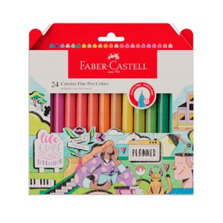 Caneta Fine Pen Estojo C/24 - Faber Castell