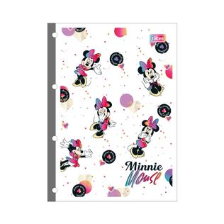 Refil P/ Caderno Argolado Universitário Tiliflex Minnie Pautado 80f - Tilibra