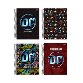 Caderno Universitário 1 Matéria Dc Comics 80fls Sortido - Jandaia