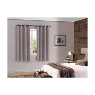 Cortina Rústica Oxford Taupe 360x250 - Bella Janela