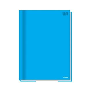 Caderno Brochura Universitário Capa Dura 48 Folhas Azul Lift - Credeal