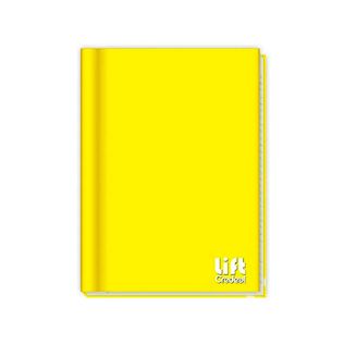 Caderno Brochura 1/4 96fl Lift Amarelo - Credeal