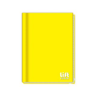 Caderno Brochura 1/4 Costurado 48 Folhas Amarelo - Credeal