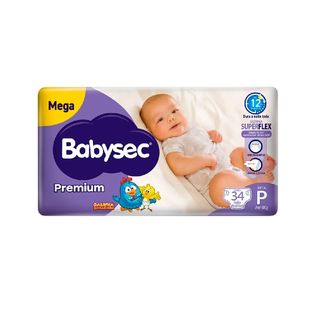 Fralda Premium Mega P Com 24 Un - Babysec