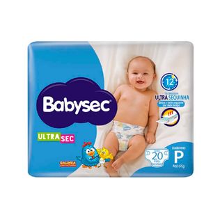 Fralda Ultra Jumbinho P Com 20 Un -  Babysec