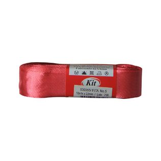Fita Cetim 10mts N°05 170 Rosa Antigo - Kit